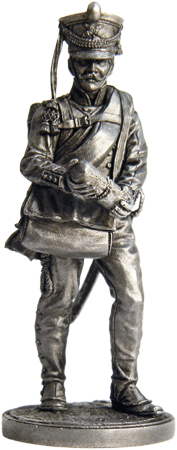 NAP-042  миниатюра  Бомбардир (2номер) армейской пешей артиллерии. Россия, 1809-14 гг.