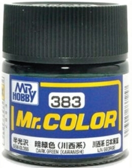 C383  краска 10мл Dark Green Kawanishi