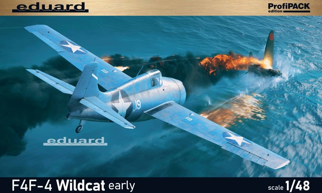82202  авиация  F4F-4 Wildcat early  (1:48)