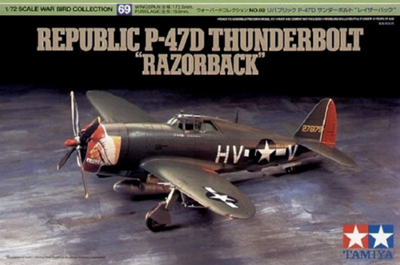 60769  авиация  P-47D Thunderbolt "Razorback" (1:72)