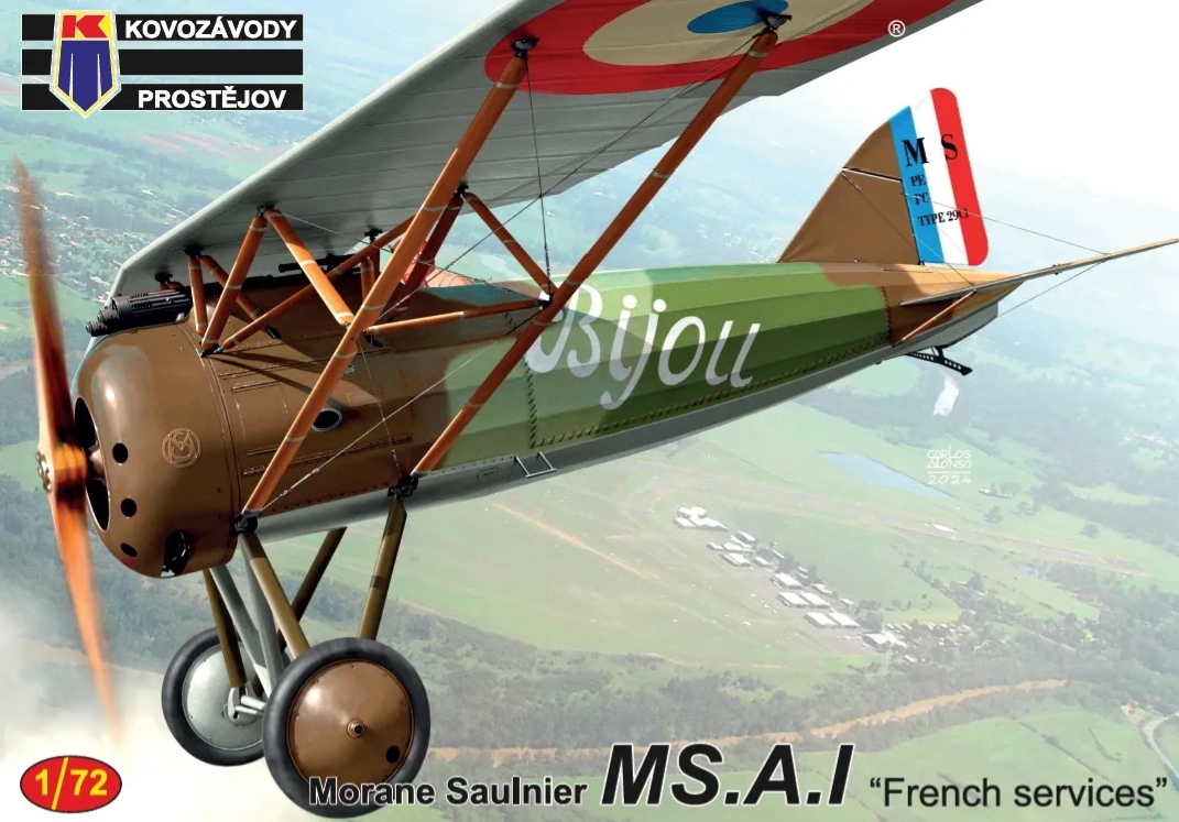 KPM0454  авиация Morane Saulner MS.A.I French service  (1:72)