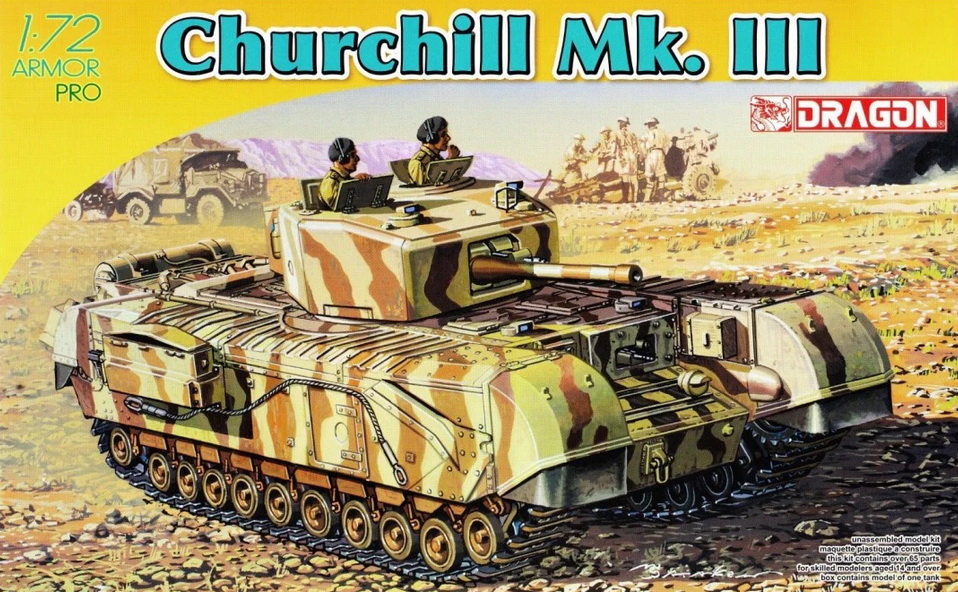7396  техника и вооружение  Churchill Mk.III  (1:72)
